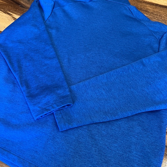 Callaway Golf Quarter Zip Large Pockets Mens Blue Black Pullover - Picture 9 of 9